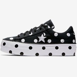 polka dot converse platform